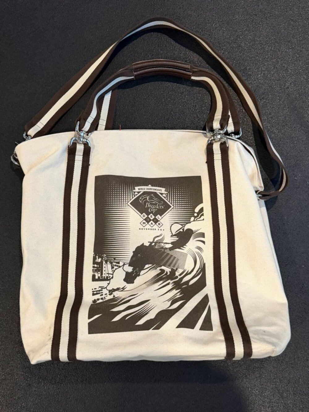 REBECCA RAY DESIGNS 2017 Breeders’ Cup Del Mar Tote Bag - Rare Limited Edition